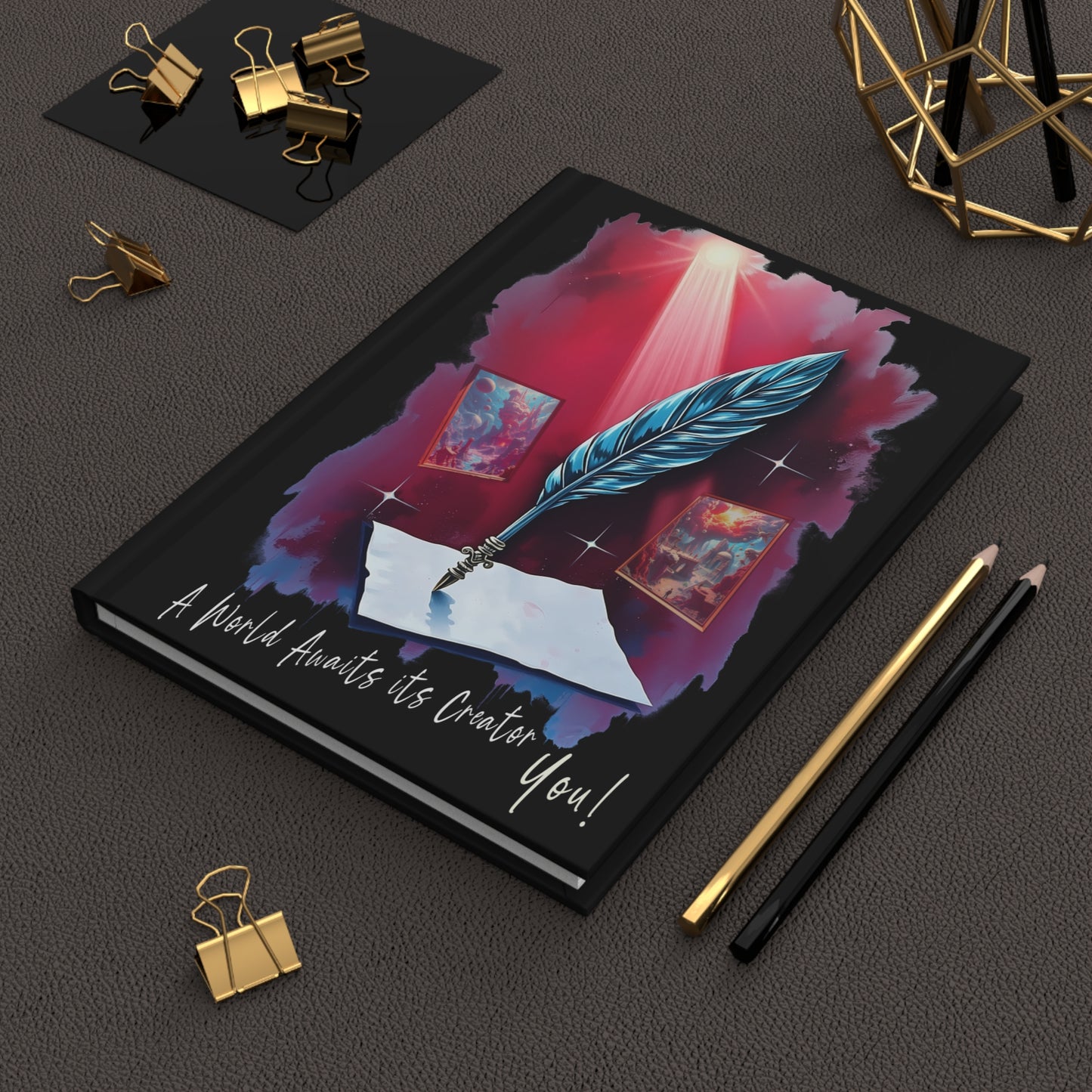 A World awaits its Creator - 5.75" x 8 Hardcover Journal