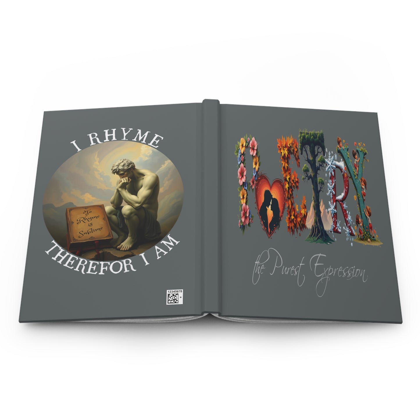 Poetry the Purest Expression - 5.75" x 8" Hardcover Journal