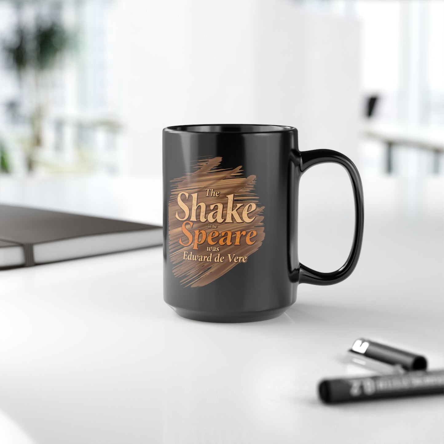 The Shake in the Speare - Black Mug (11oz, 15oz)