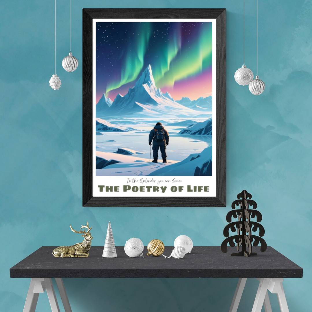 The Poetry of Life Splendor — Vertical Art Print
