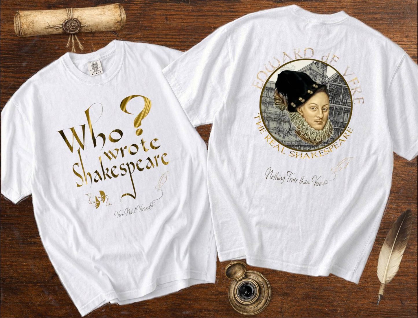 Who Wrote Shakespeare? — Shakespearean Tee