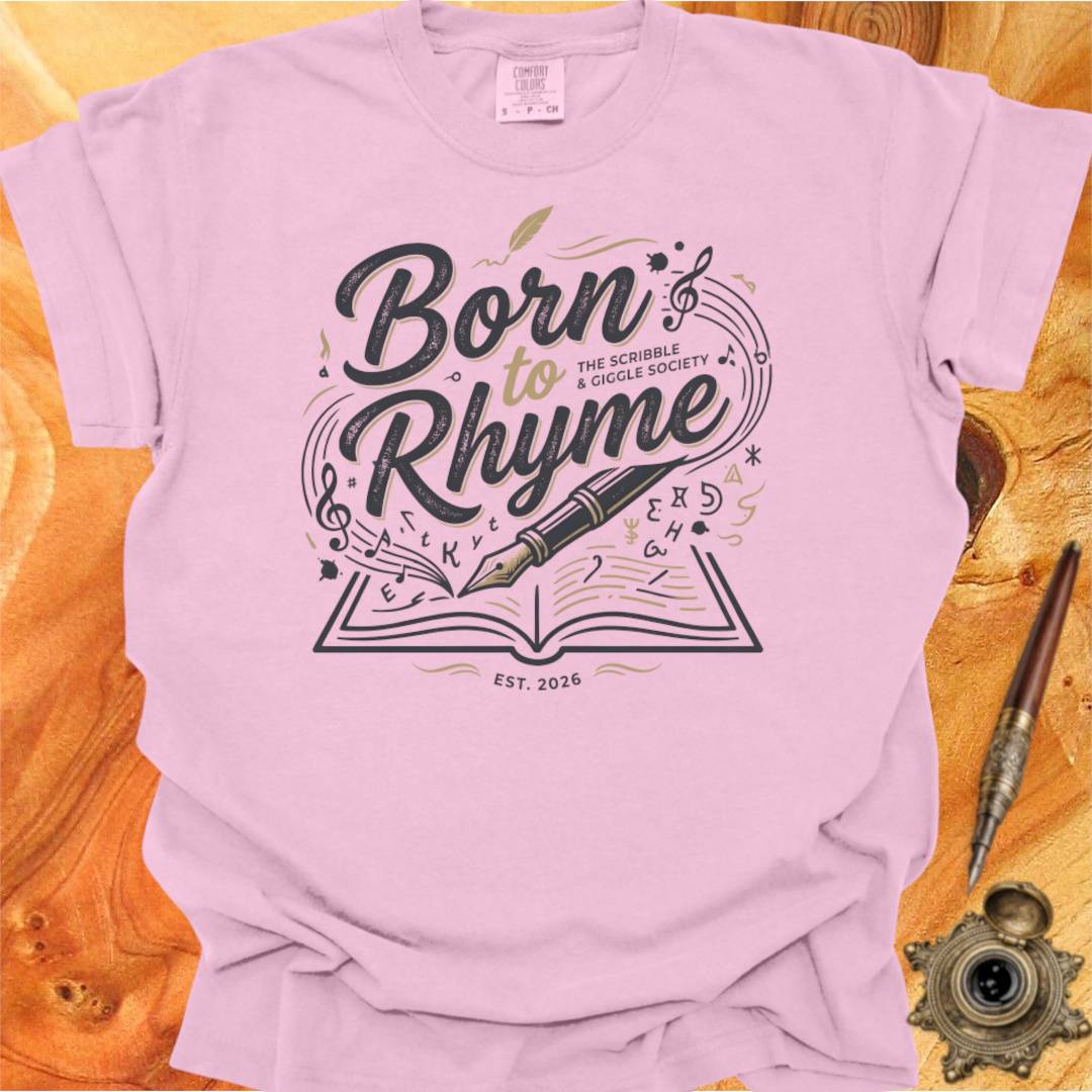 Born to Rhyme - Poetry T-shirt