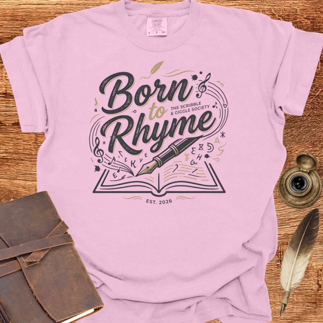 Born to Rhyme - Poetry T-shirt