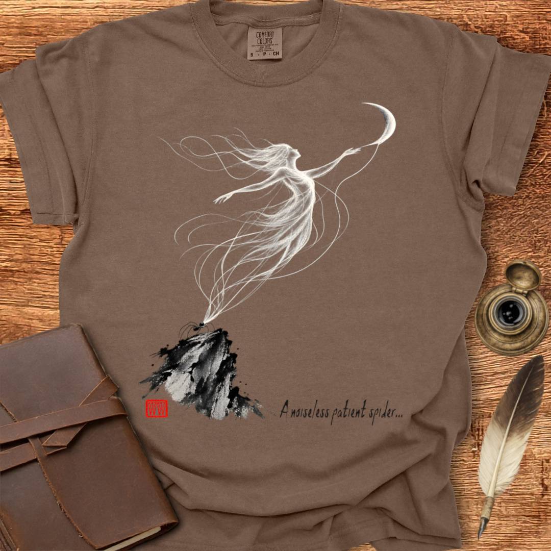 A noiseless patient spider - Walt Whitman Poetry T-shirt