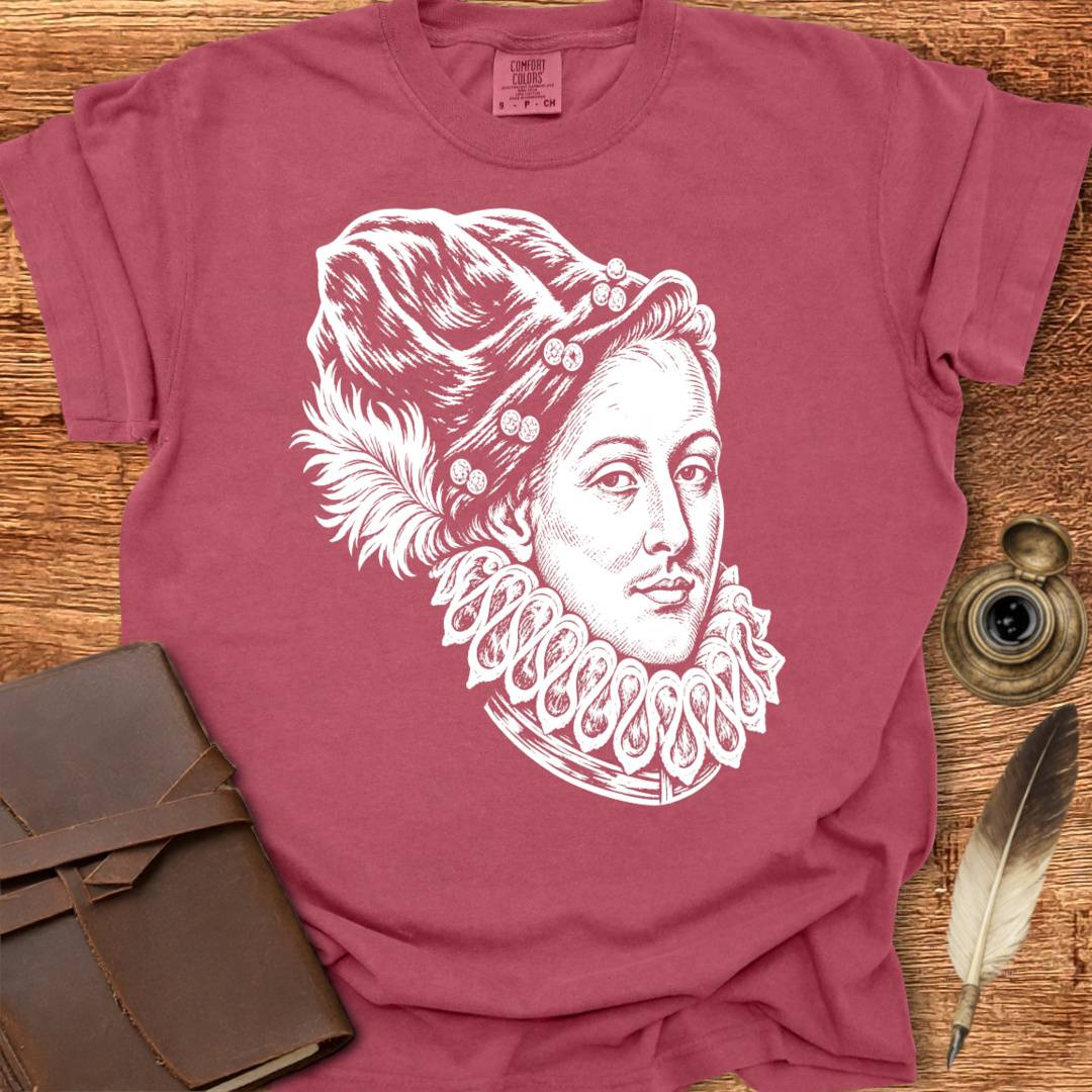 Edward Devere Earl of Oxford Portrait - Shakespearean T-shirt