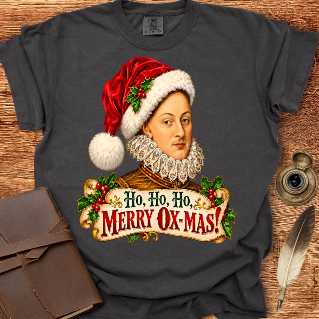 Ho Ho Ho Merry Ox-Mas! - Shakespearean T-shirt