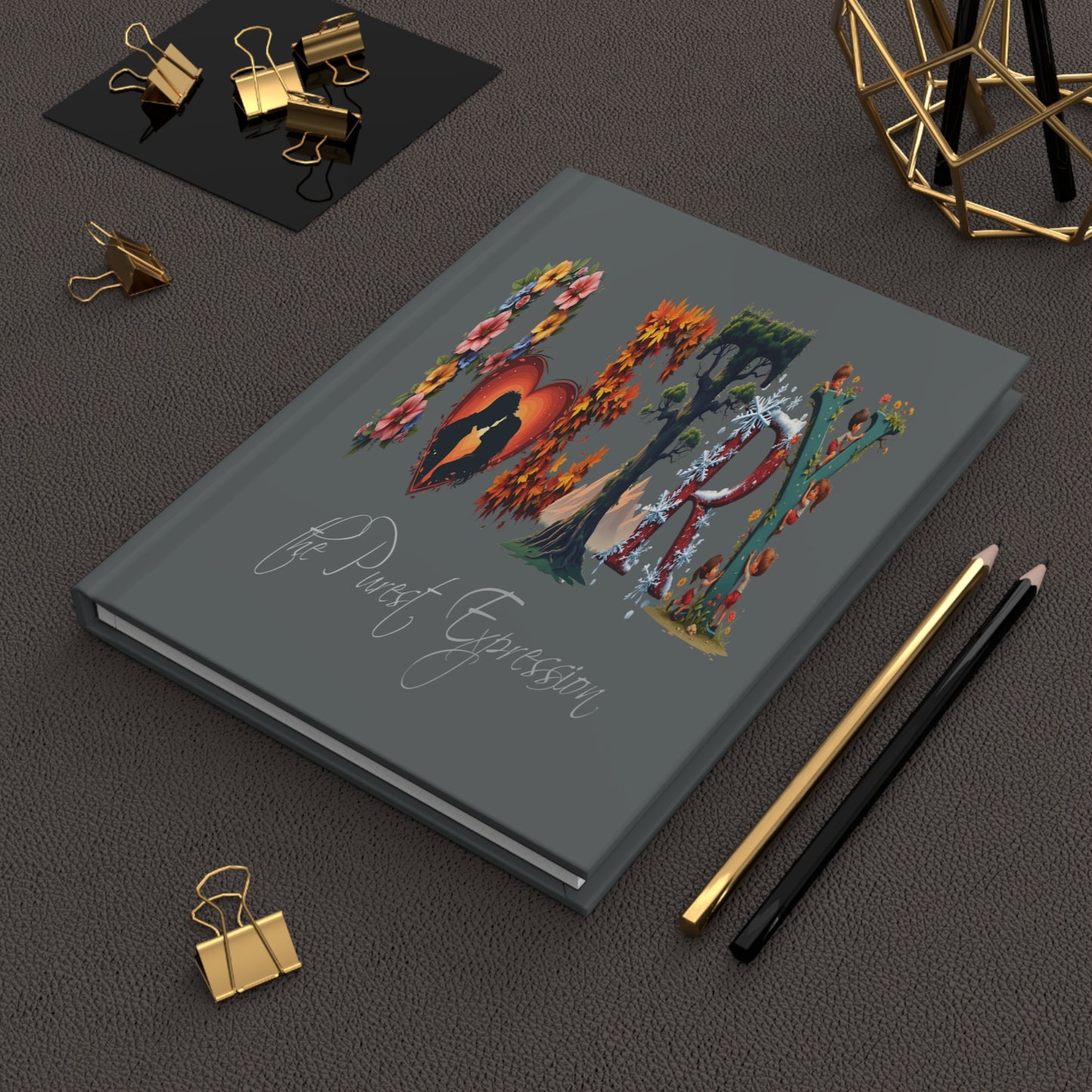 Poetry the Purest Expression - 5.75" x 8" Hardcover Journal
