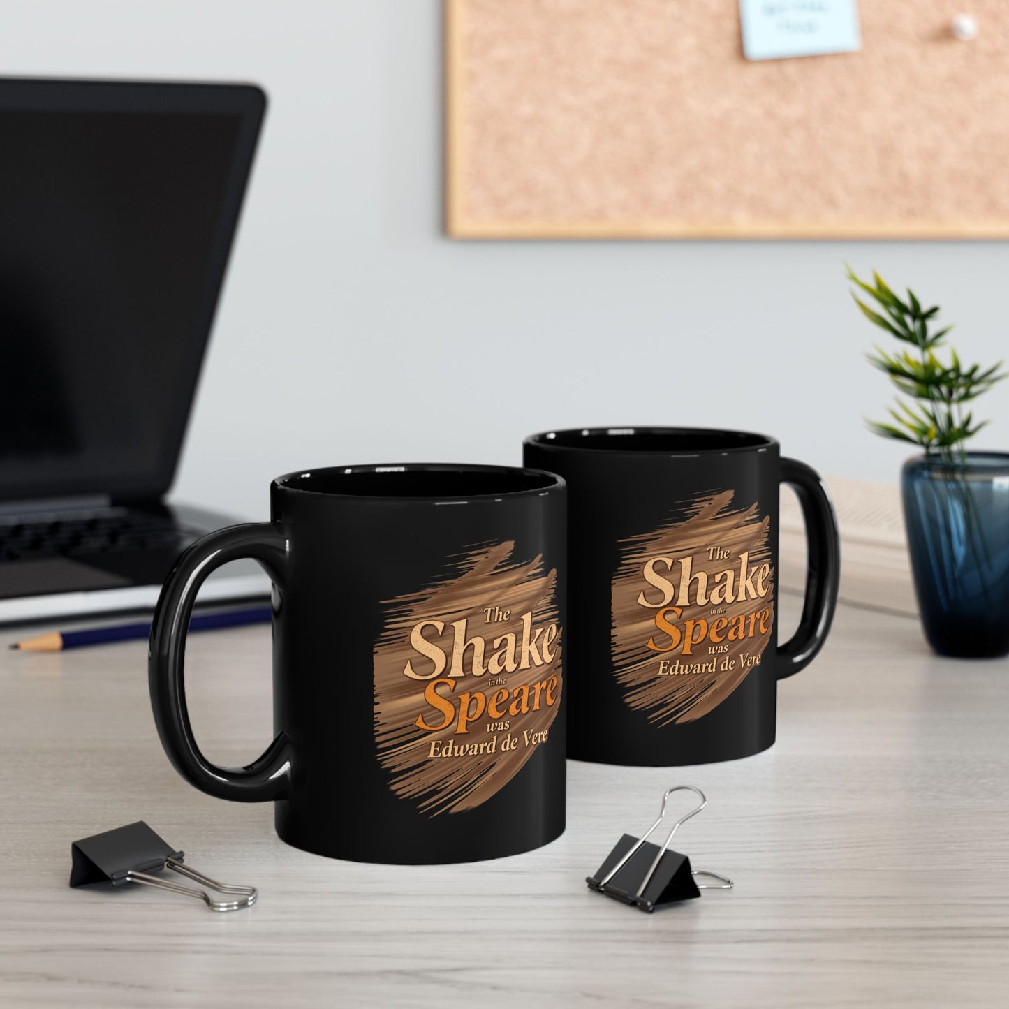 The Shake in the Speare - Black Mug (11oz, 15oz)