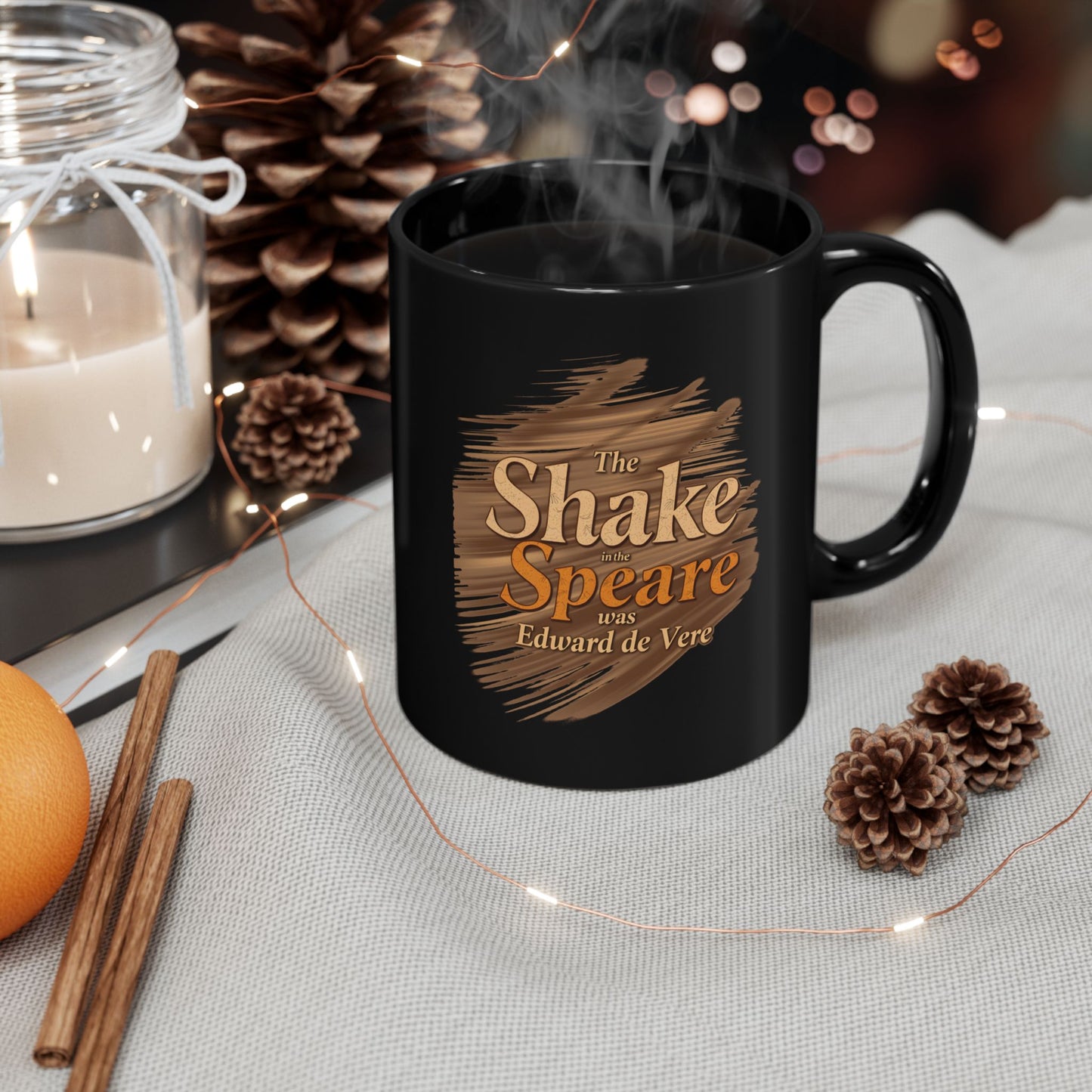 The Shake in the Speare - Black Mug (11oz, 15oz)