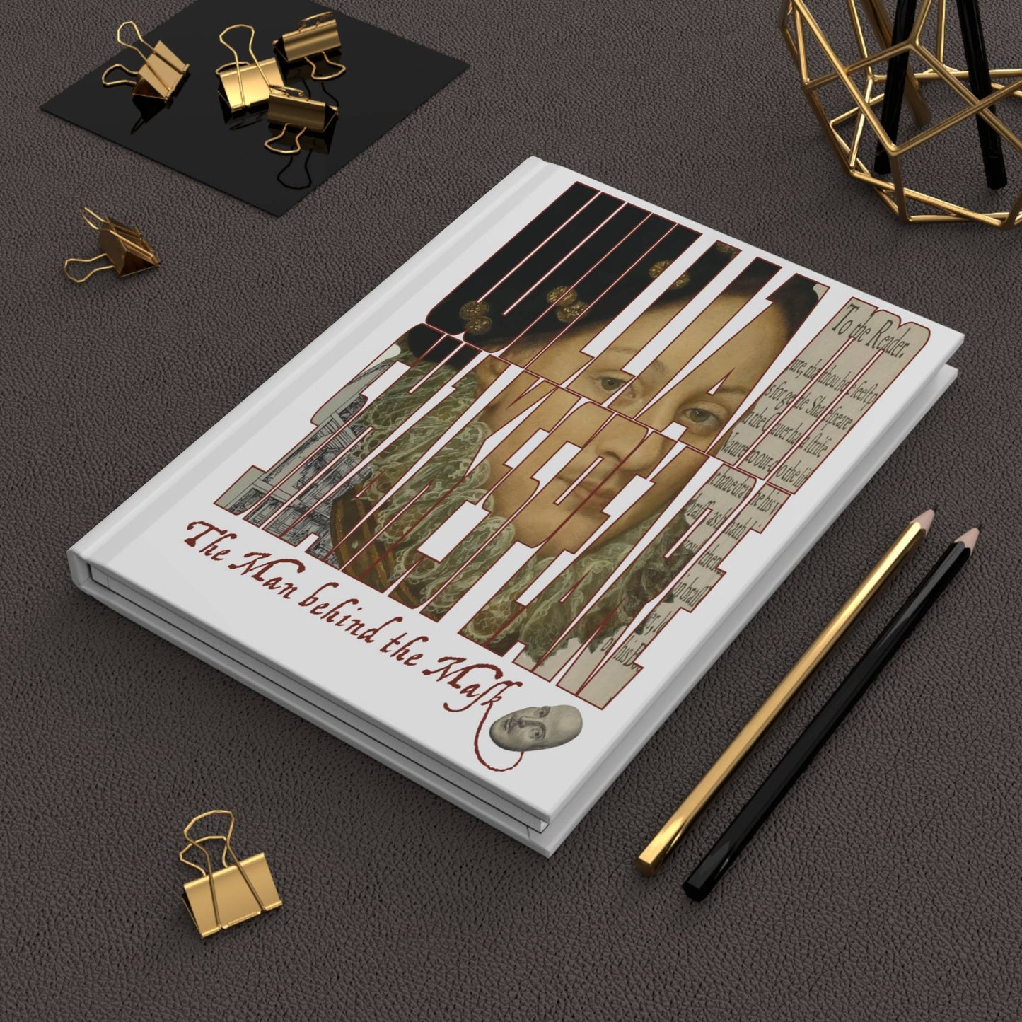 The Man behind the Mask - 5.75" x 8" Hardcover Journal