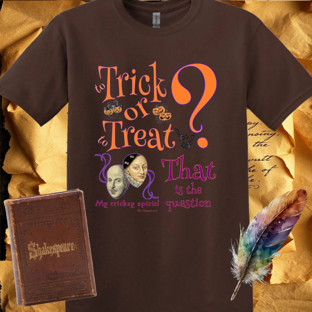 To Trick or To Treat Drama Mask T-Shirt
