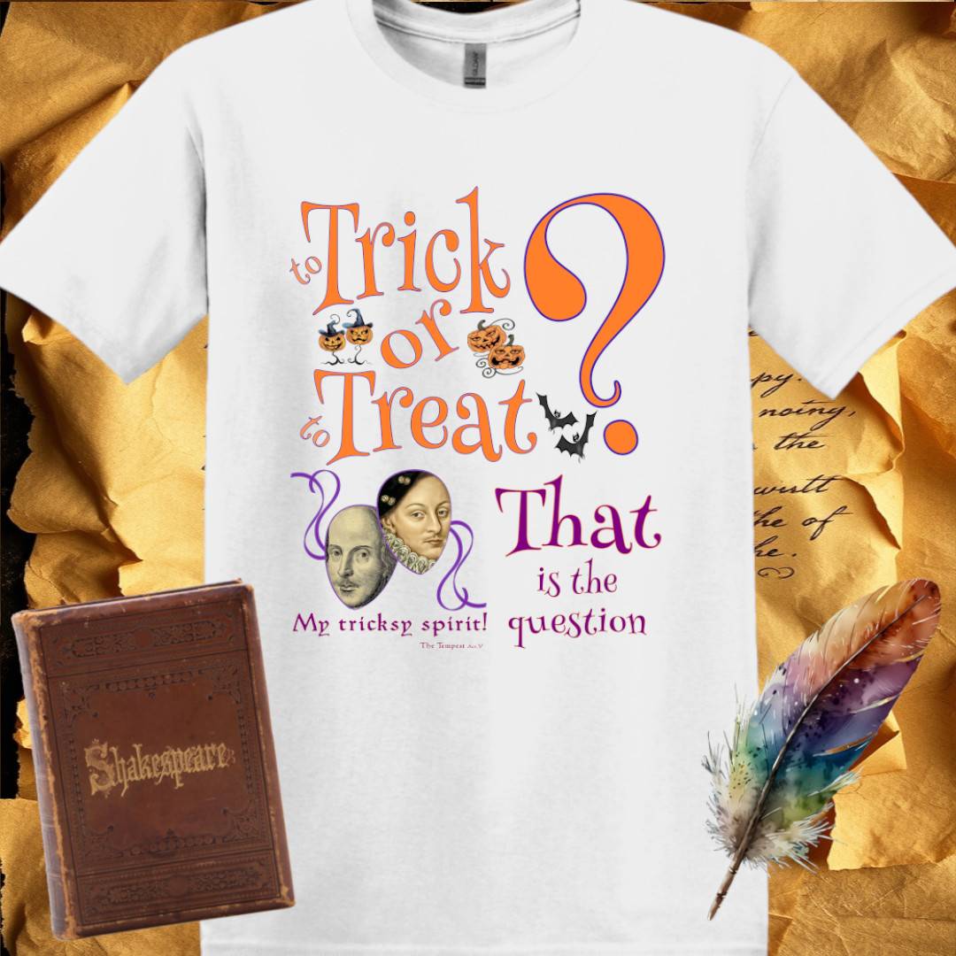 To Trick or To Treat Drama Mask T-Shirt