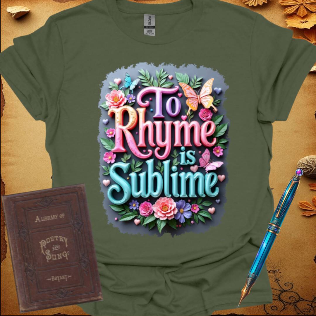 To Rhyme is Sublime Colors T-Shirt