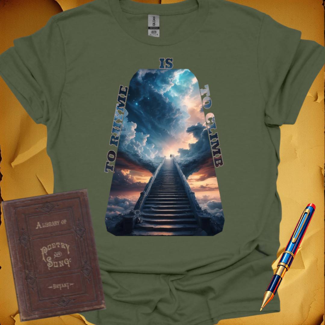 To Rhyme is to Climb Sky T-Shirt