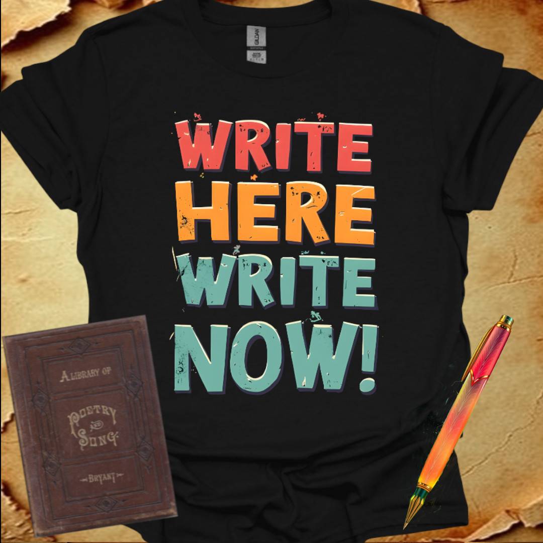 Write Here Write Now T-Shirt