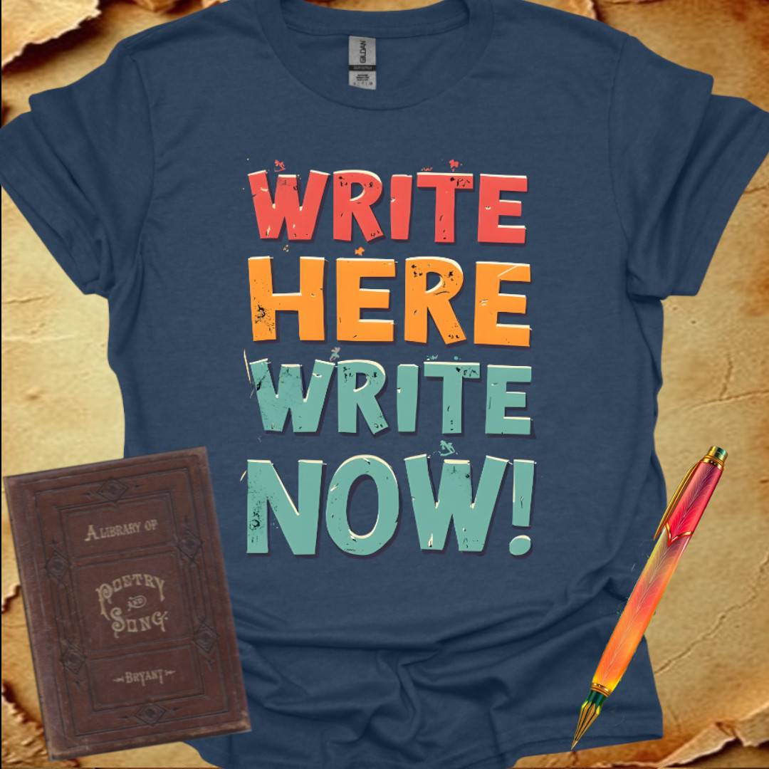 Write Here Write Now T-Shirt