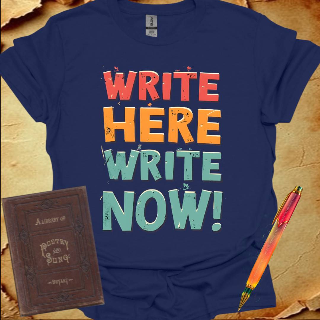 Write Here Write Now T-Shirt