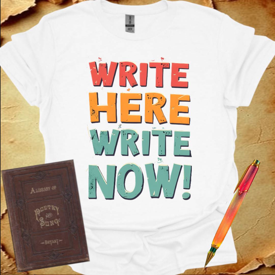 Write Here Write Now T-Shirt