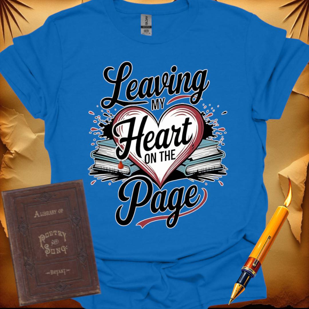 Leaving My Heart on the Page T-Shirt
