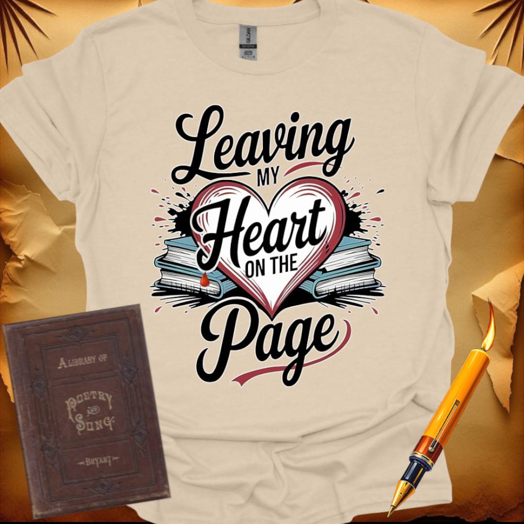 Leaving My Heart on the Page T-Shirt