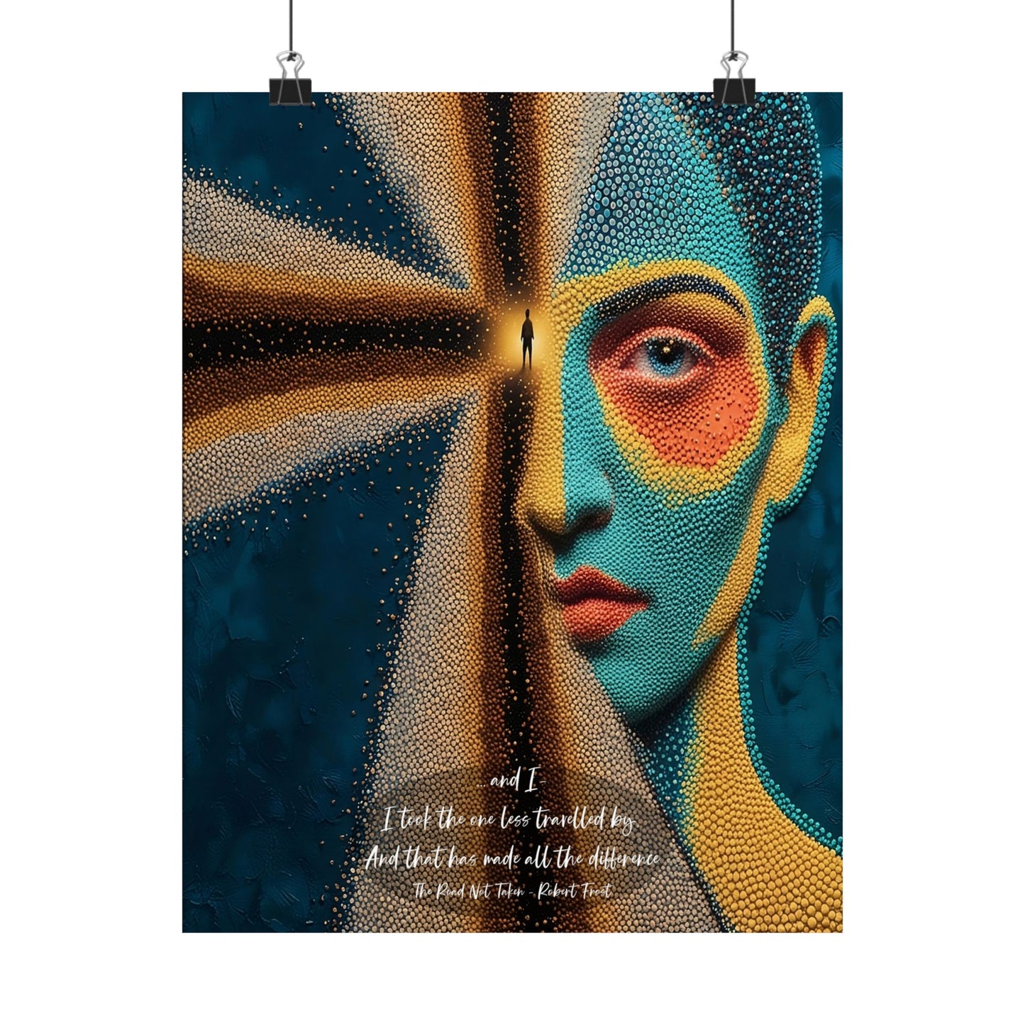 The Road Less Traveled —  Robert Frost Art Print