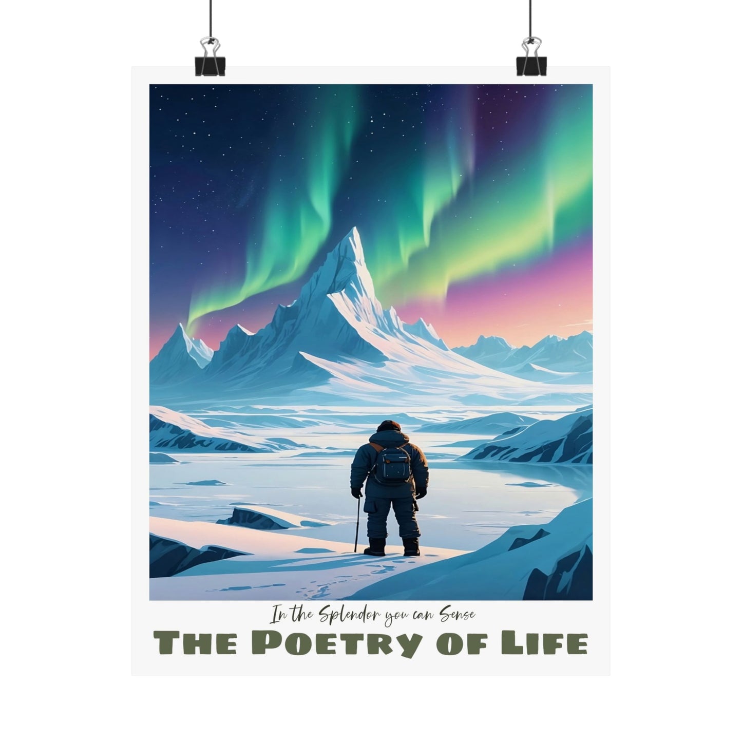 The Poetry of Life Splendor —  Vertical Art Print