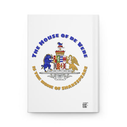 Team De Vere Hardcover Journal — Inspirational Writer Notebook