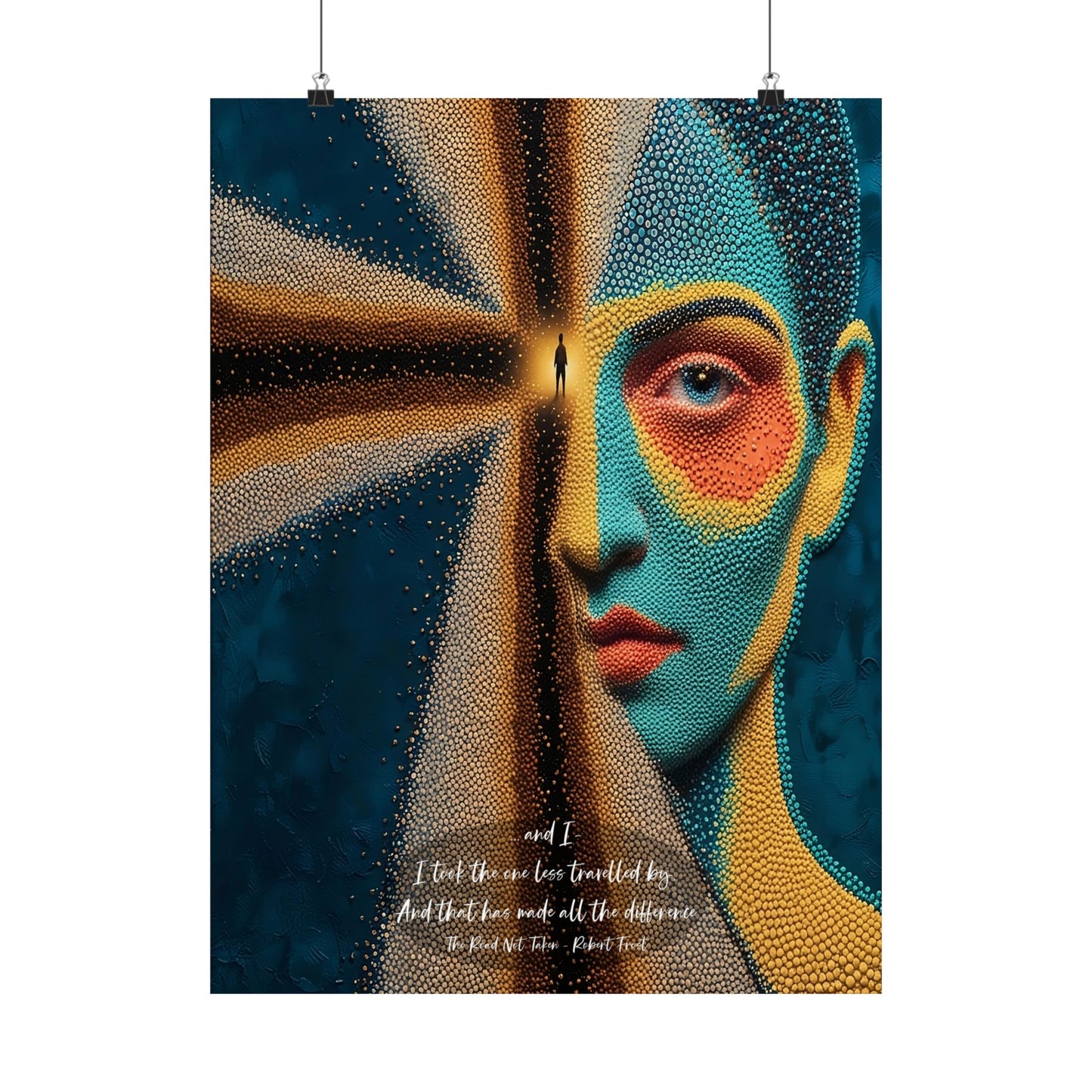 The Road Less Traveled —  Robert Frost Art Print