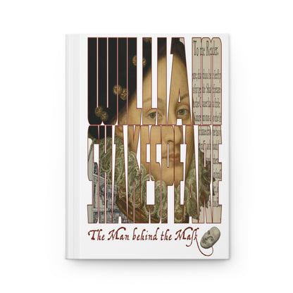 The Man behind the Mask Hardcover Journal — Inspirational Writer Notebook
