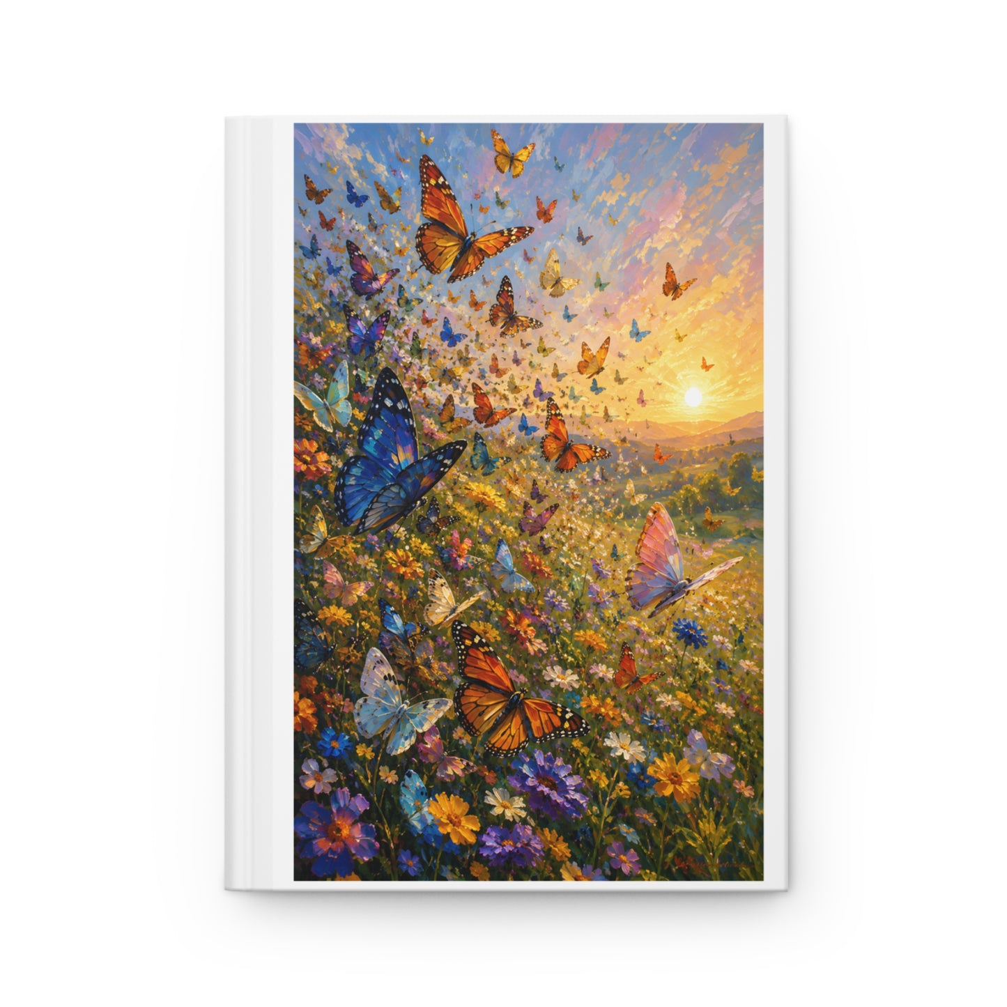 To a Butterfly Hardcover Journal — Poetry Notebook