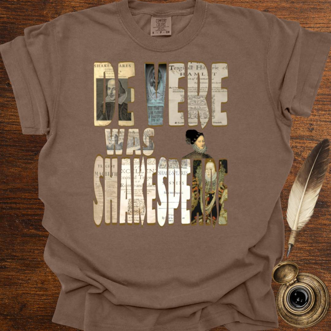 De Vere was Shakespeare —  Shakespearean Tee