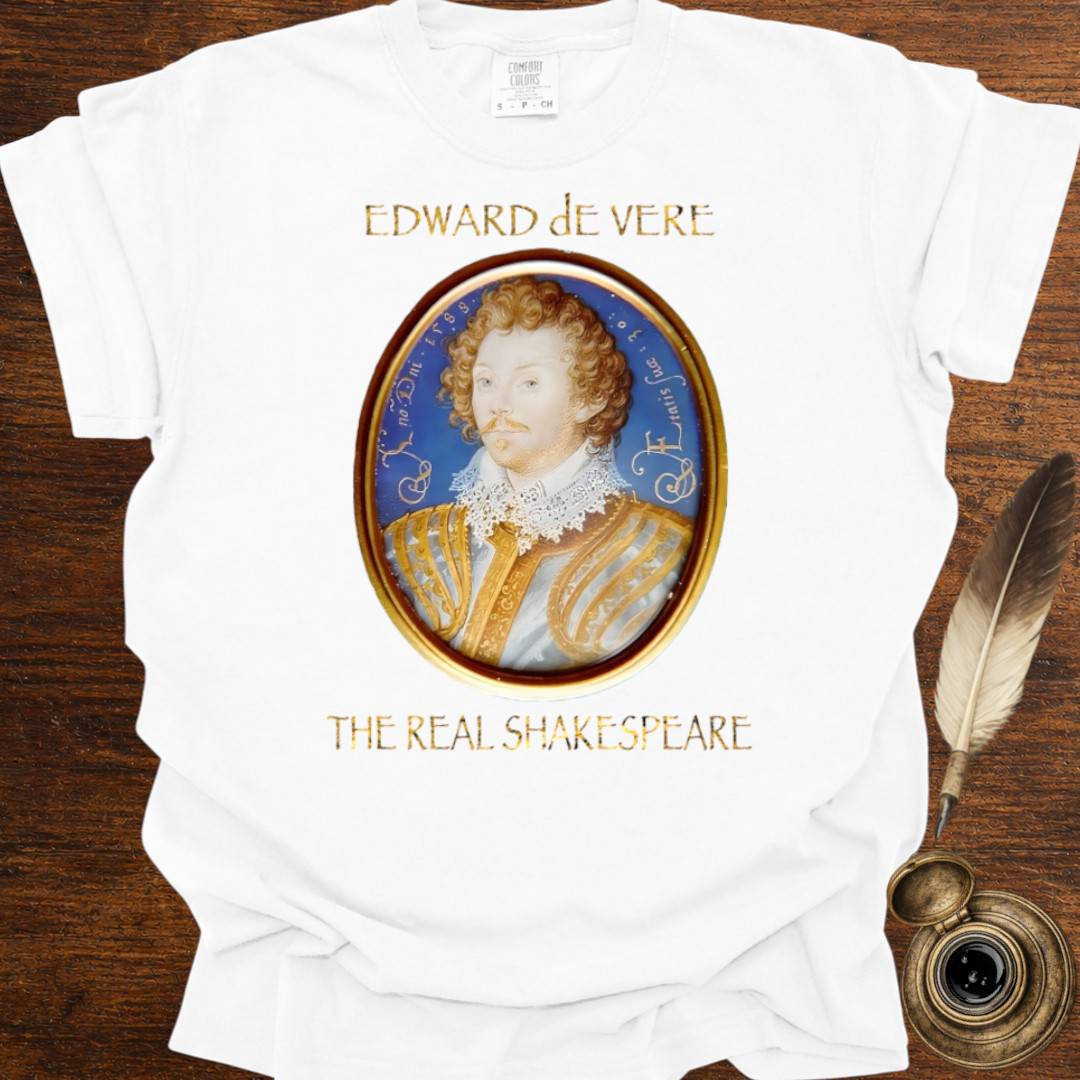 Edward DeVere portrait —  Shakespearean Tee