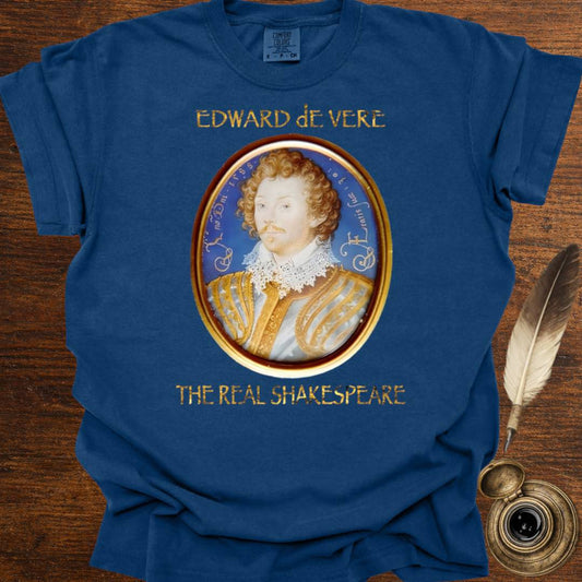Edward DeVere portrait —  Shakespearean Tee
