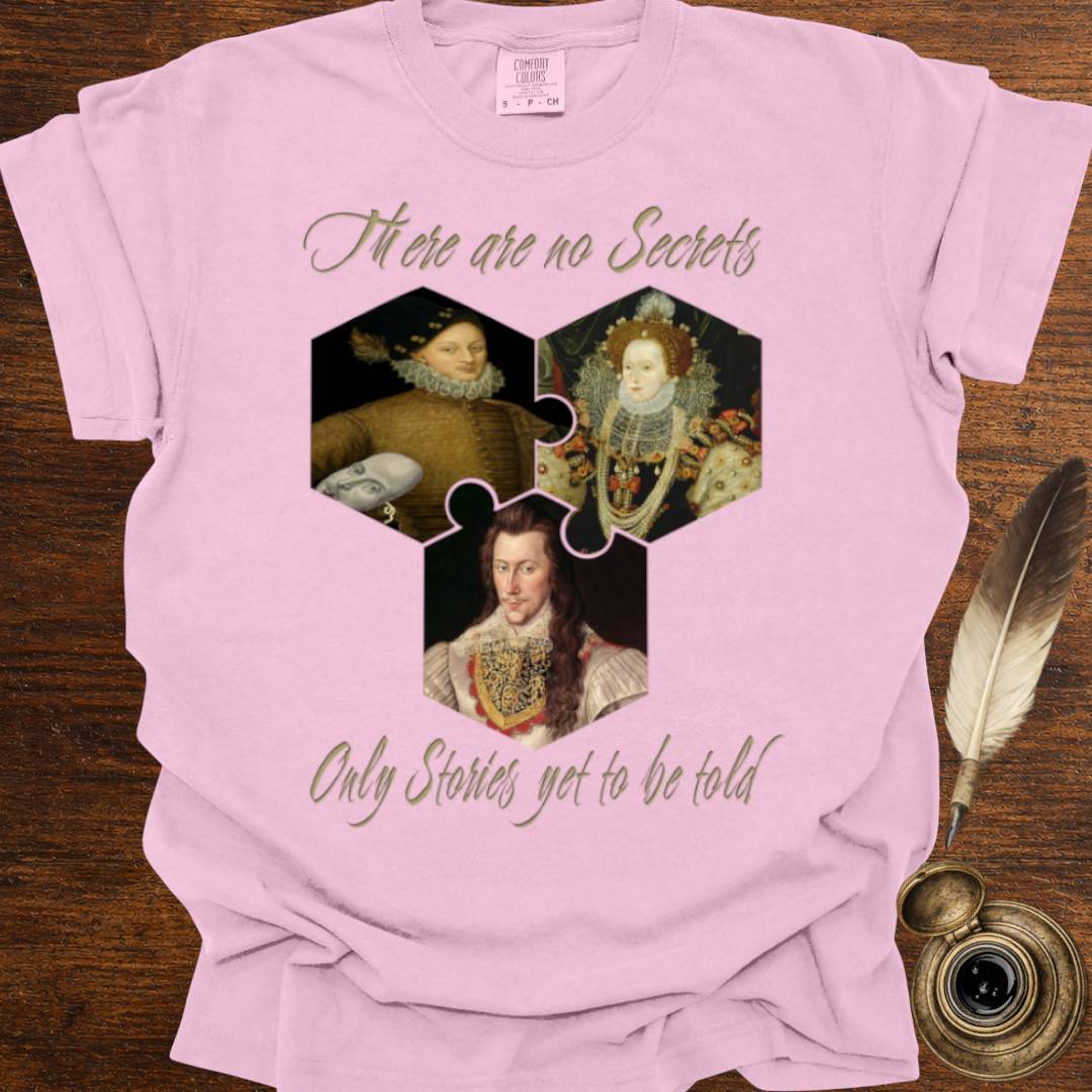 There are no Secrets, only Stories waiting to be told T-shirt
