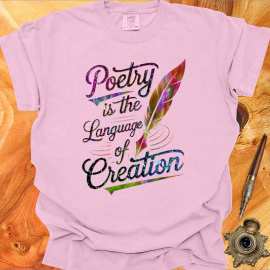 Language of Creation - Poetry T-shirt