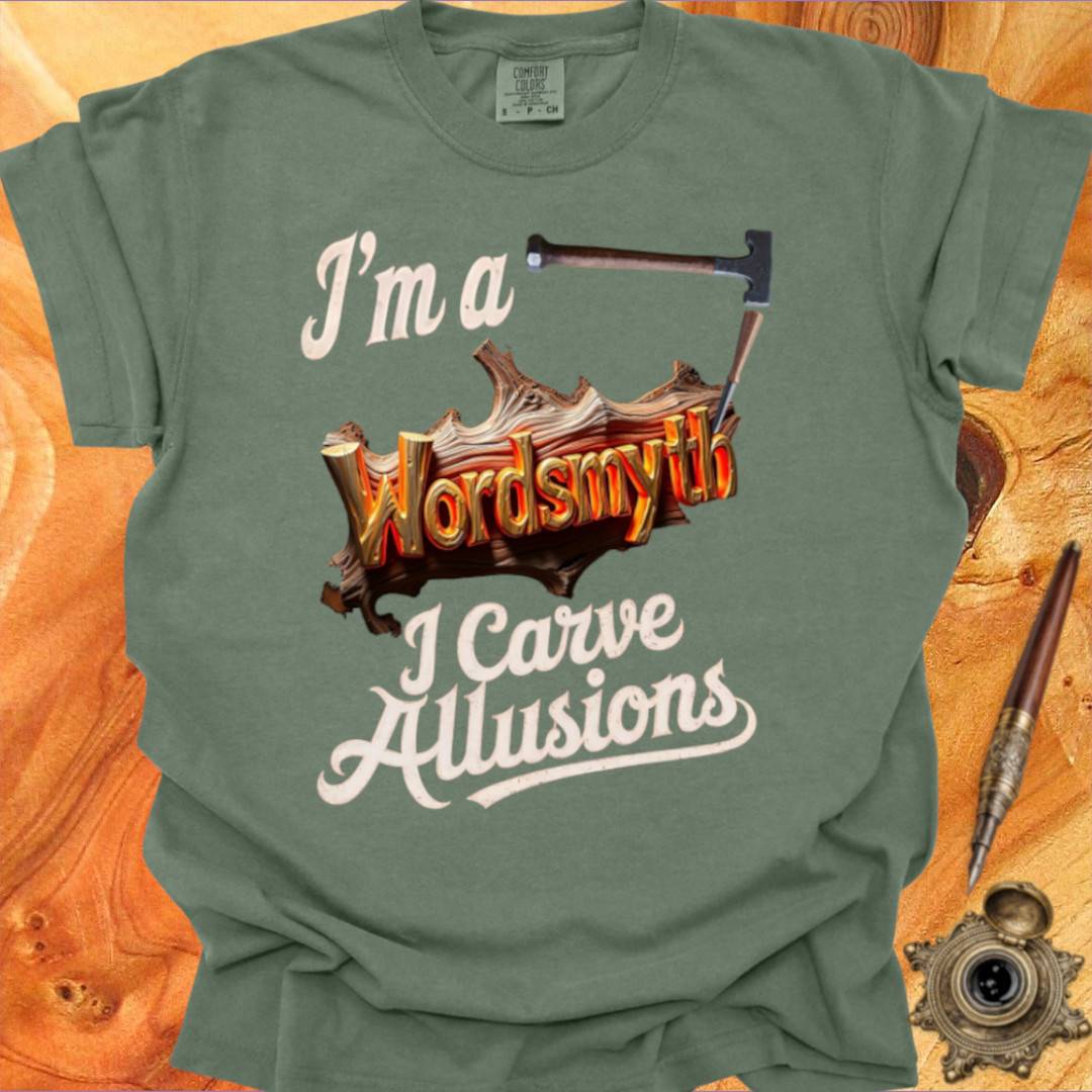 I Carve Allusions - Poetry T-shirt