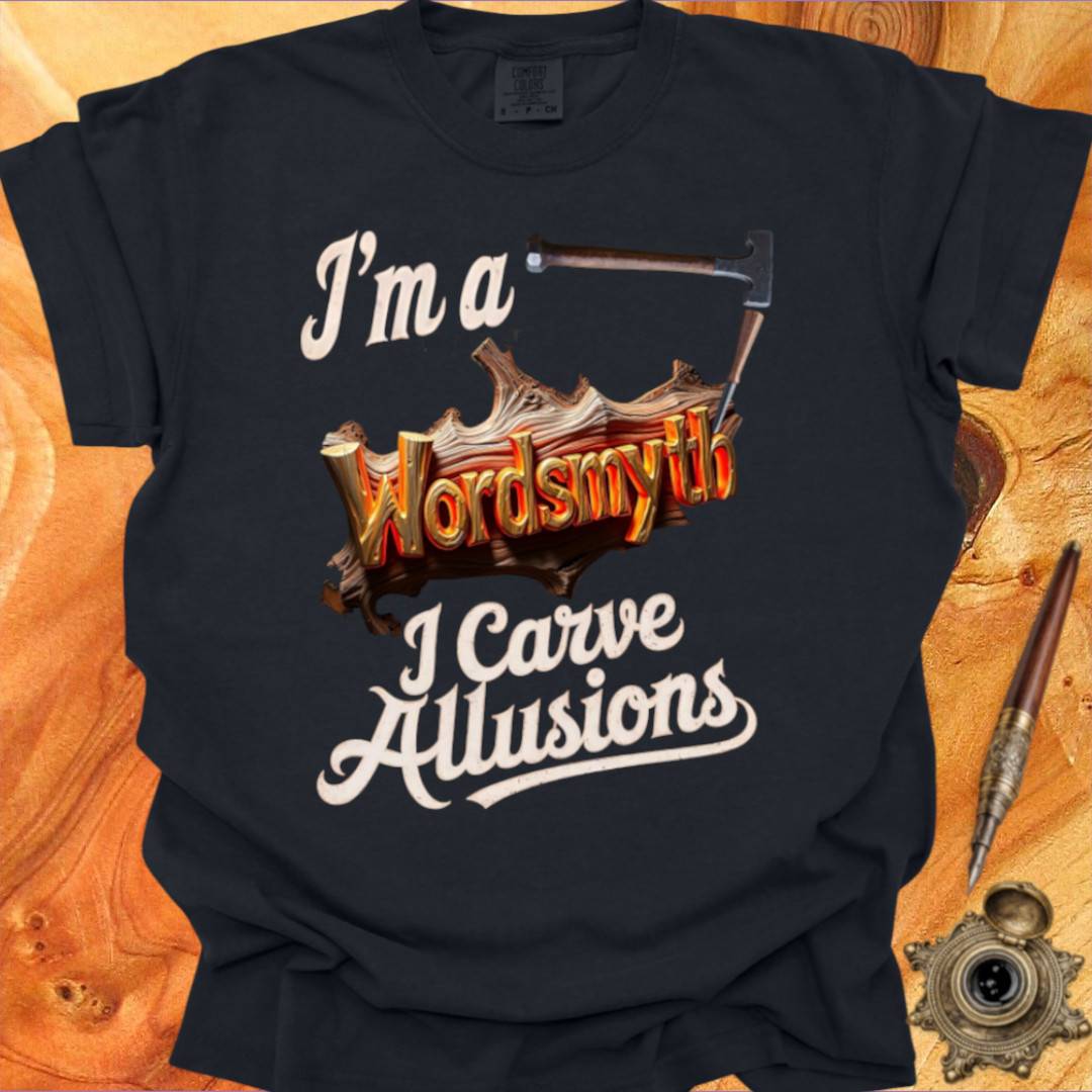 I Carve Allusions - Poetry T-shirt