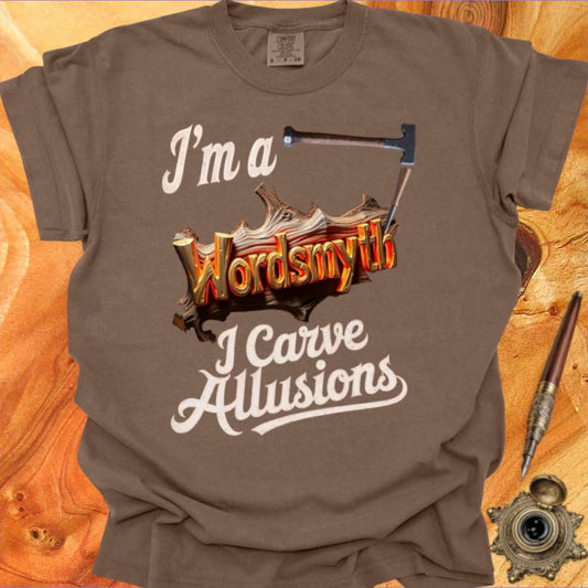 I Carve Allusions - Poetry T-shirt