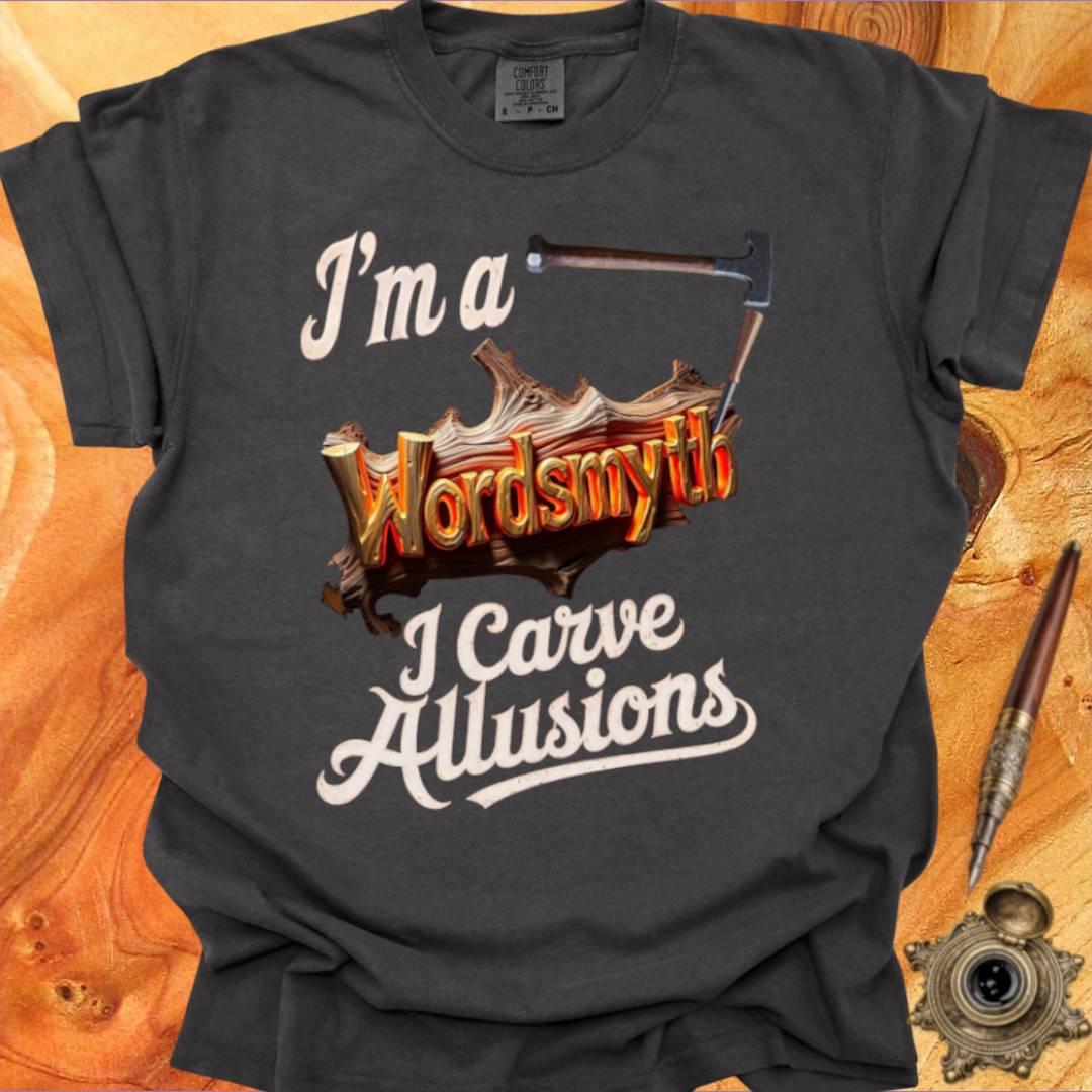 I Carve Allusions - Poetry T-shirt