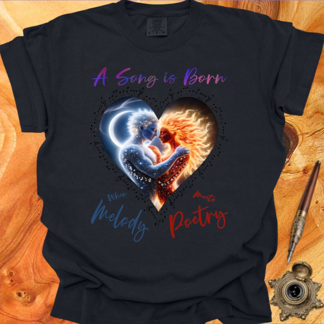 A Song is Born - Poetry T-shirt