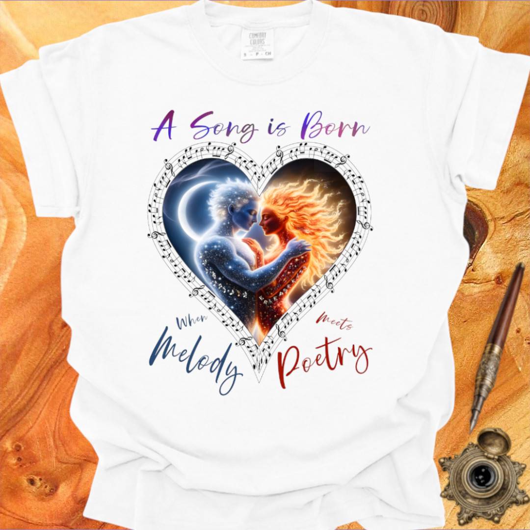 A Song is Born - Poetry T-shirt