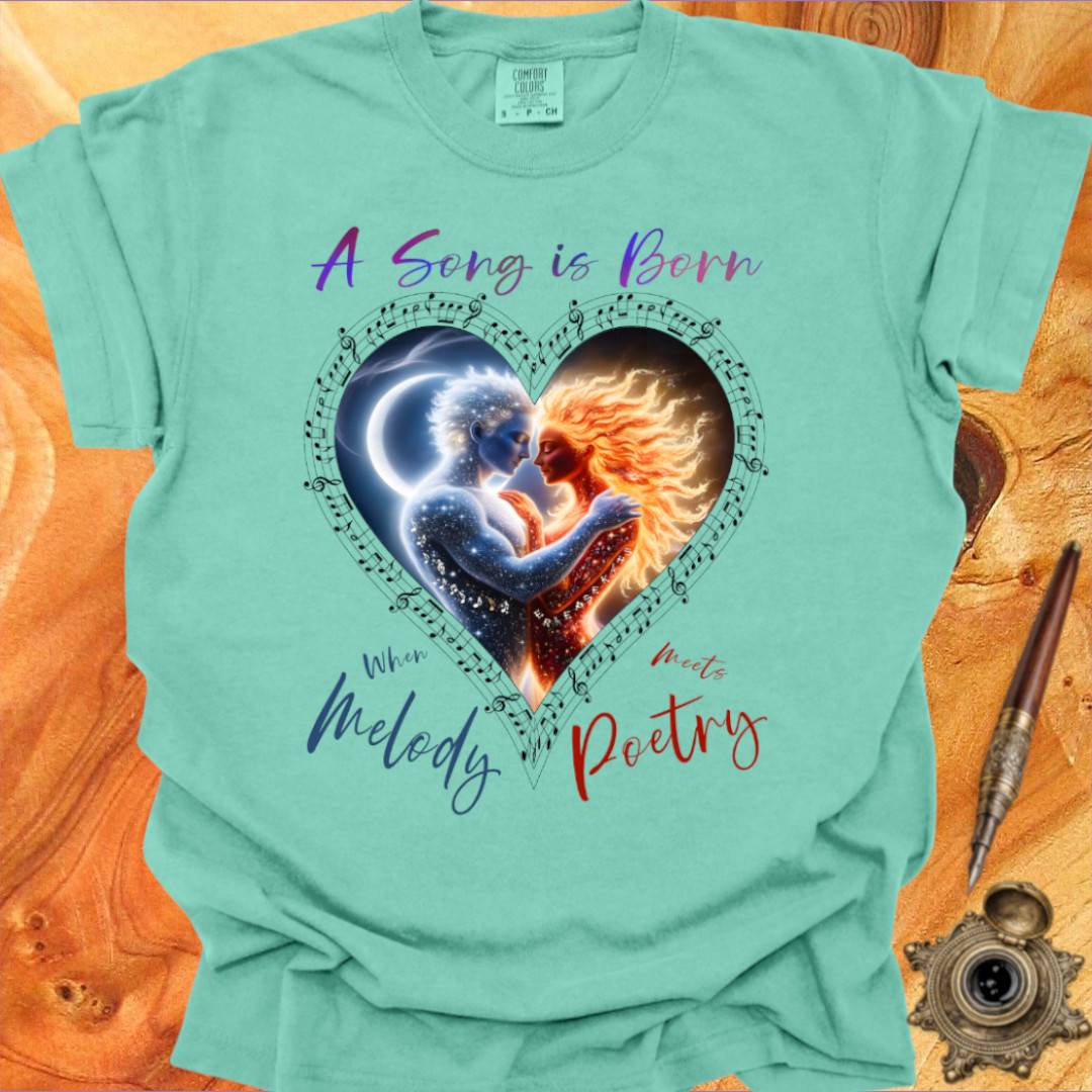 A Song is Born - Poetry T-shirt