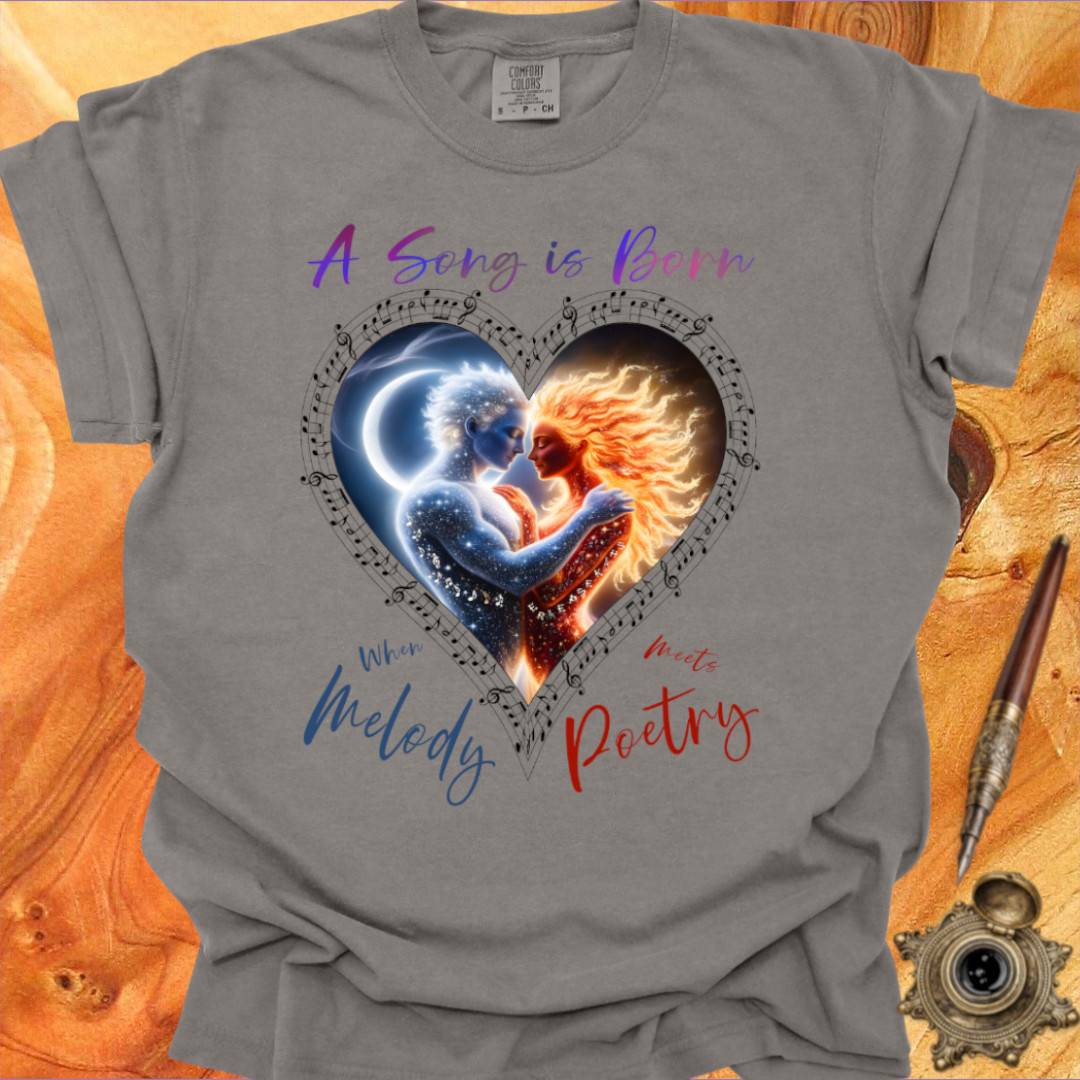 A Song is Born - Poetry T-shirt