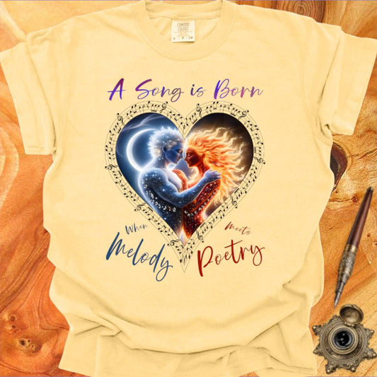A Song is Born - Poetry T-shirt