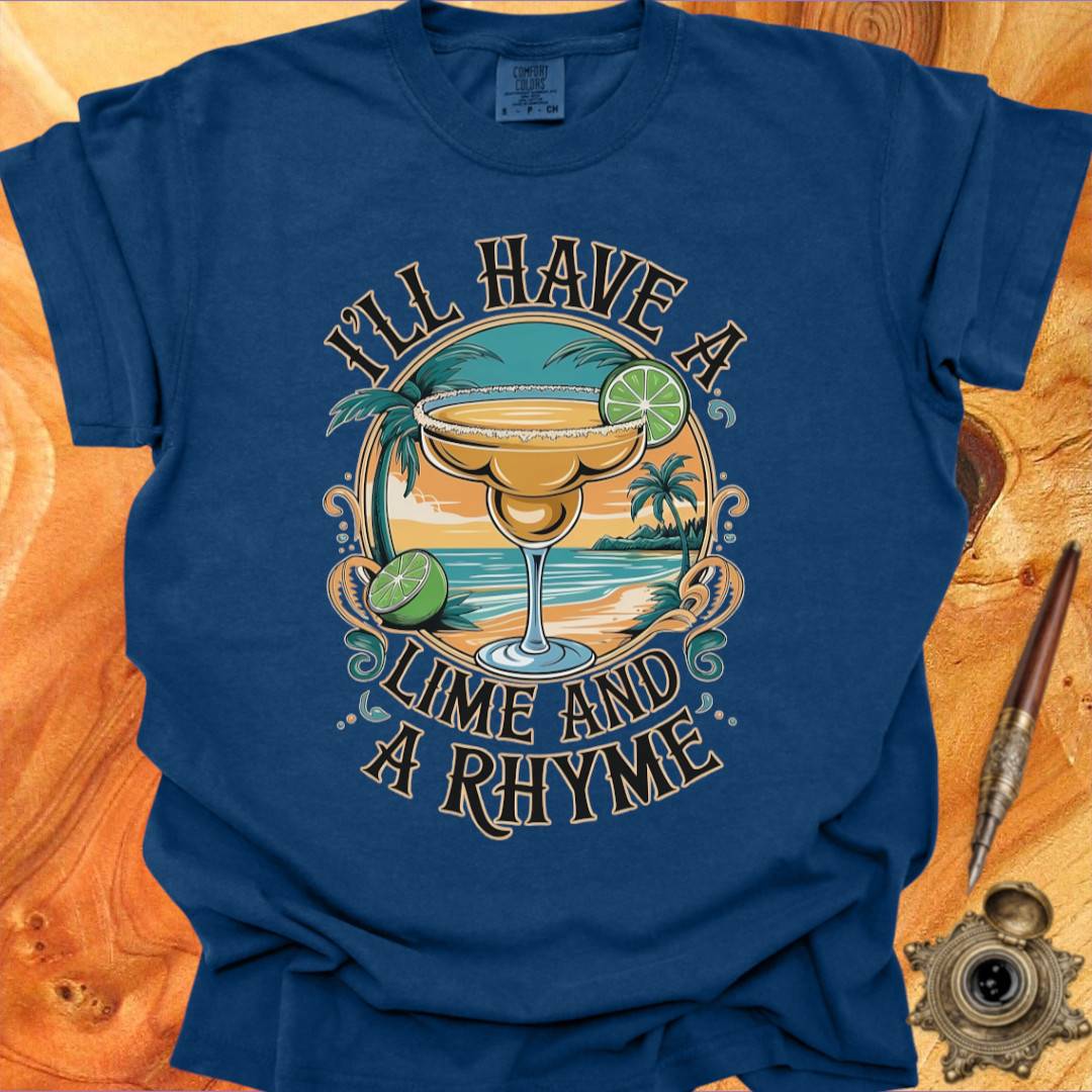 A Lime and a Rhyme - Poetry T-shirt