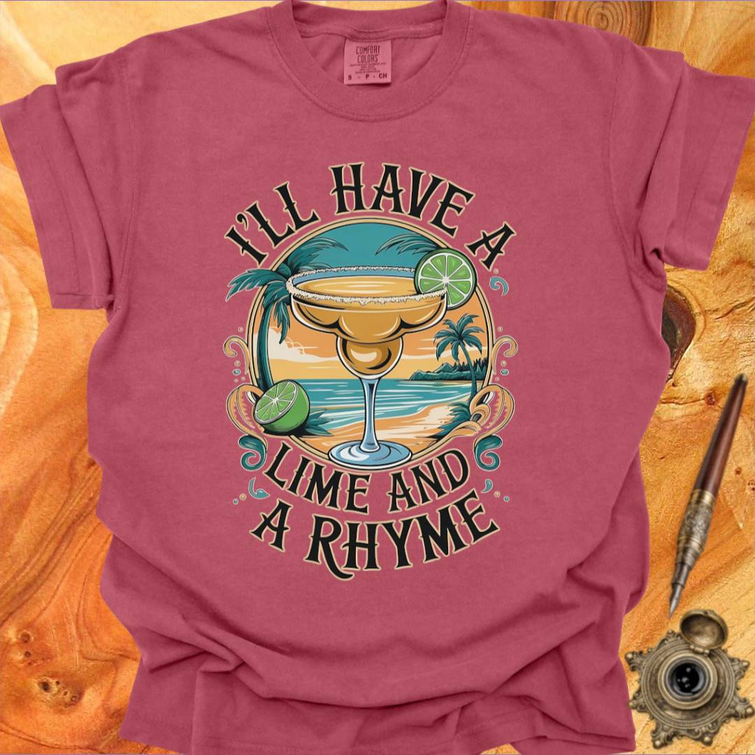 A Lime and a Rhyme - Poetry T-shirt