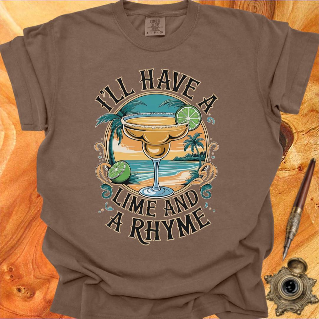 A Lime and a Rhyme - Poetry T-shirt