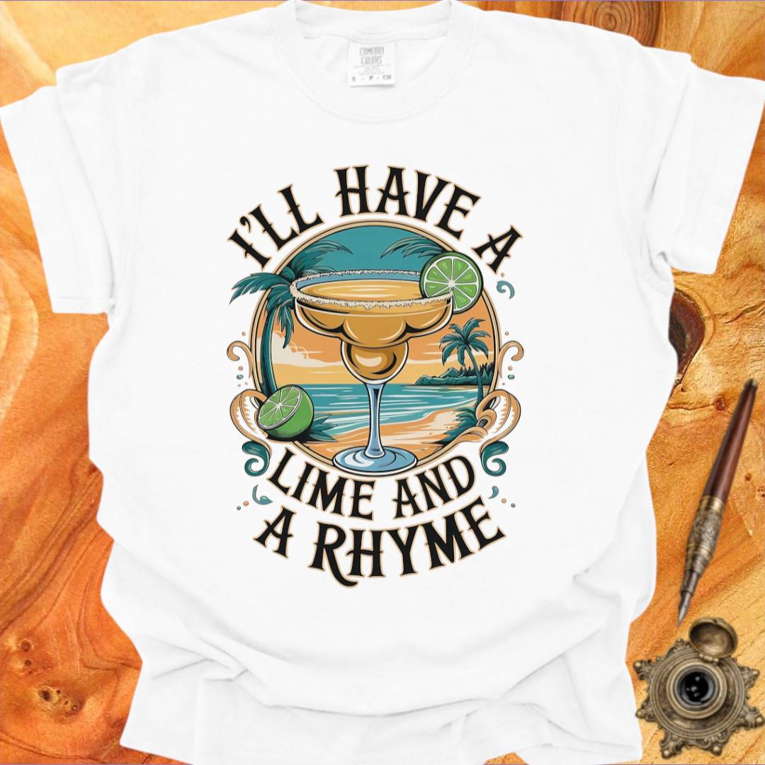 A Lime and a Rhyme - Poetry T-shirt
