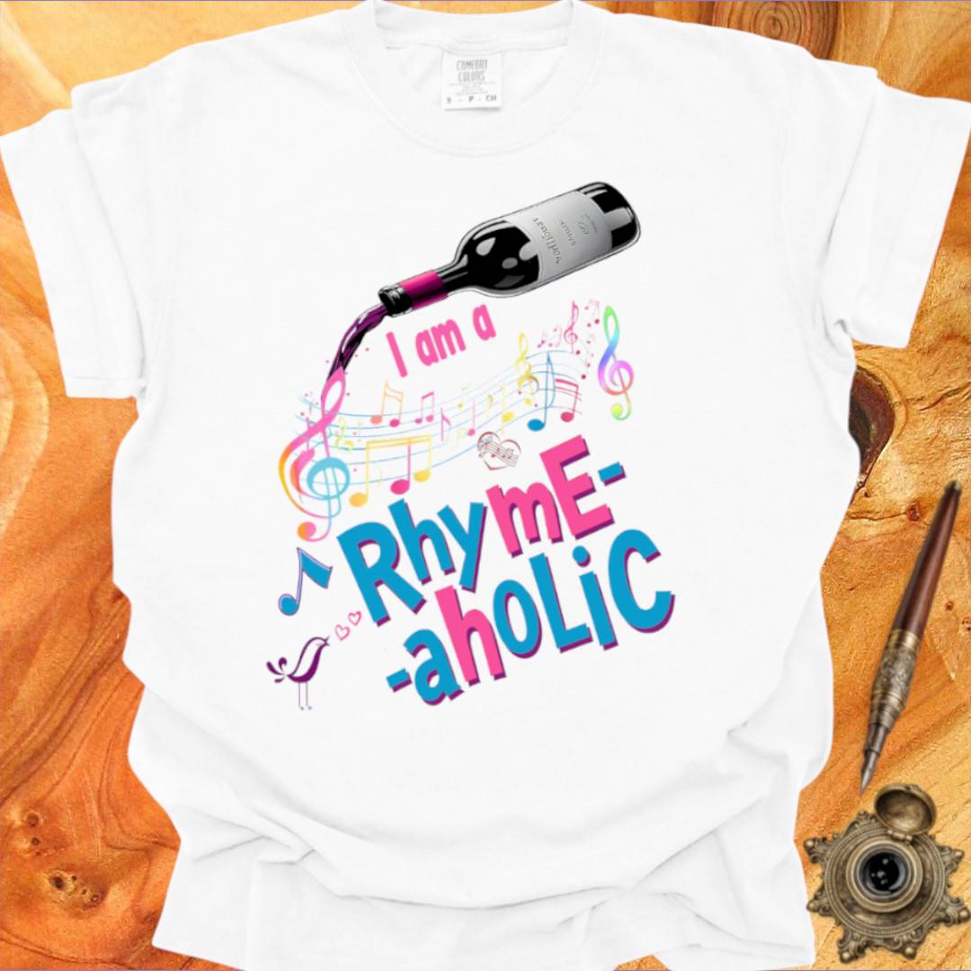 Rhymeaholic- Poetry T-shirt