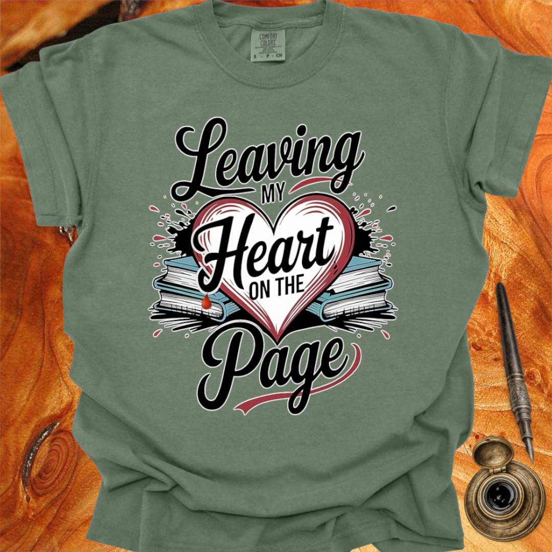 Heart on the Page - Writing T-shirt